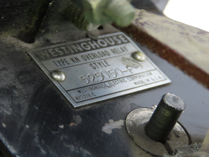 Westinghouse 525050-F Type KN Overload Relay
