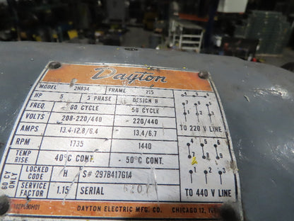 L & J 60 Ton Geared OBI Punch Press 5Hp 4" Stroke 9-1/2" Throat 220/440V 3Ph