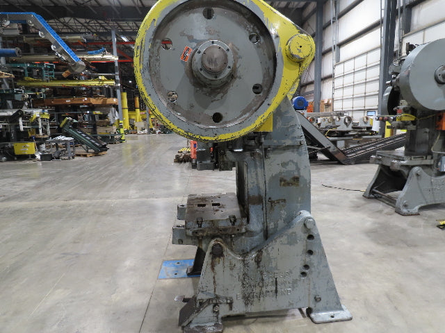 L & J 60 Ton Geared OBI Punch Press 5Hp 4" Stroke 9-1/2" Throat 220/440V 3Ph