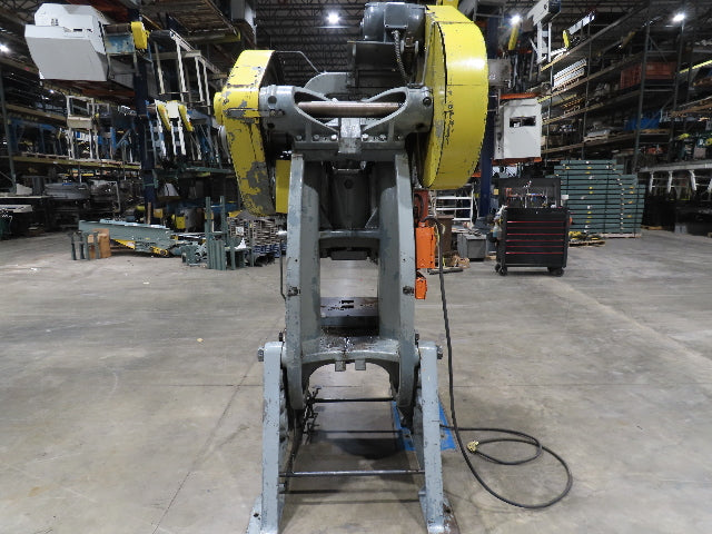 L & J 60 Ton Geared OBI Punch Press 5Hp 4" Stroke 9-1/2" Throat 220/440V 3Ph