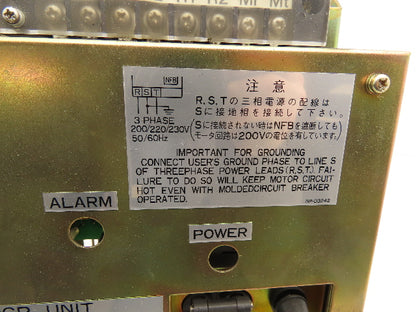 Yaskawa JUSP-DCP 30A Power Supply DCP Unit 30A 230V