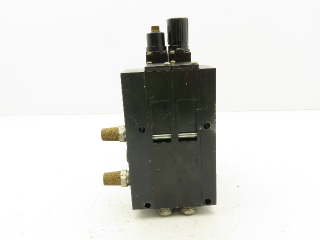 MAC 92B-BAB-CJA-DM-DJAP-1DG  2-Station Solenoid Valve Manifold 120V 92 Series