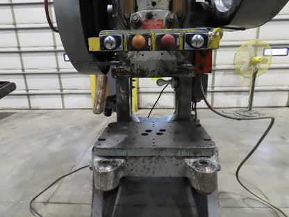 Walsh No 65 Ton Geared Mechanical Punch Press 6" Stroke 10" Throat 7.5Hp 3Ph