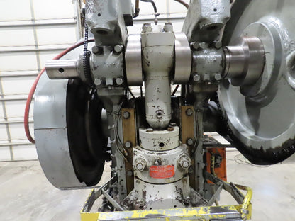 Walsh No 65 Ton Geared Mechanical Punch Press 6" Stroke 10" Throat 7.5Hp 3Ph
