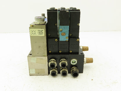 MAC SM32 MAConnect 3-Station Solenoid Valve Serial Manifold DeviceNet 24VDC 92B