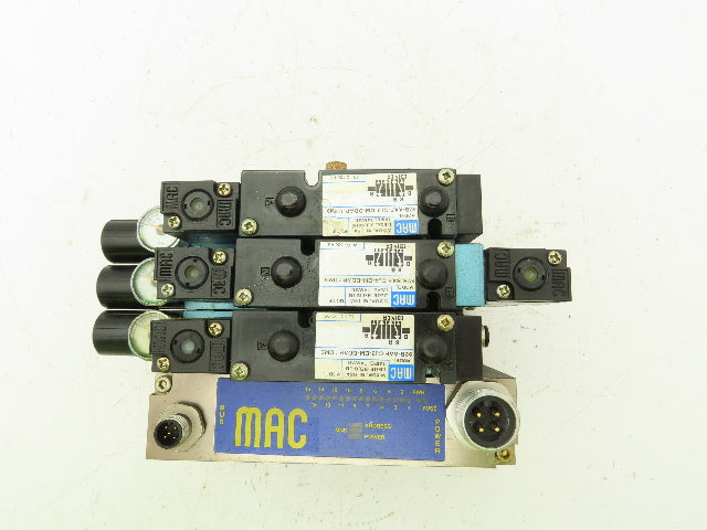 MAC SM32 MAConnect 3-Station Solenoid Valve Serial Manifold DeviceNet 24VDC 92B