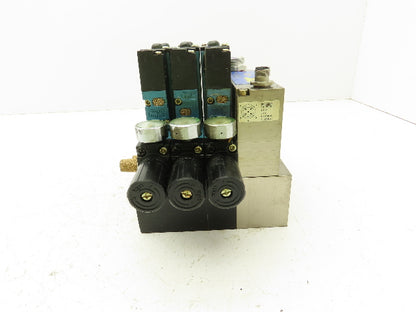 MAC SM32 MAConnect 3-Station Solenoid Valve Serial Manifold DeviceNet 24VDC 92B