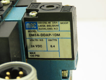 MAC SM32 MAConnect 3-Station Solenoid Valve Serial Manifold DeviceNet 24VDC 92B