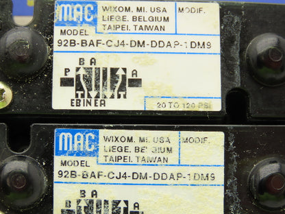 MAC SM32 MAConnect 4-Station Solenoid Valve Serial Manifold DeviceNet 24VDC 92B