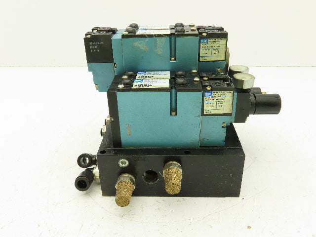 MAC SM32 MAConnect 4-Station Solenoid Valve Serial Manifold DeviceNet 24VDC 92B