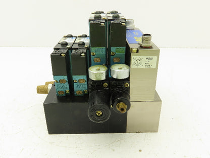 MAC SM32 MAConnect 4-Station Solenoid Valve Serial Manifold DeviceNet 24VDC 92B