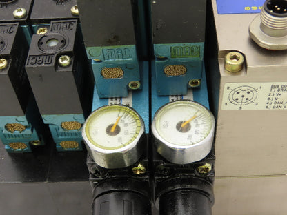 MAC SM32 MAConnect 4-Station Solenoid Valve Serial Manifold DeviceNet 24VDC 92B