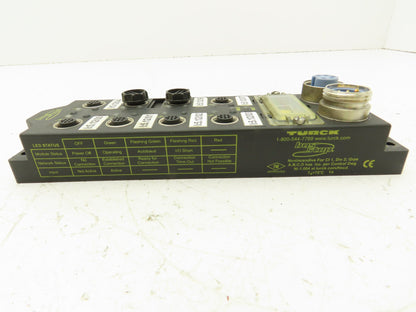 Turck FDNL-S0800-T Bus Stop DeviceNet Remote I/O Module 8-Inputs 24VDC Lot of 2