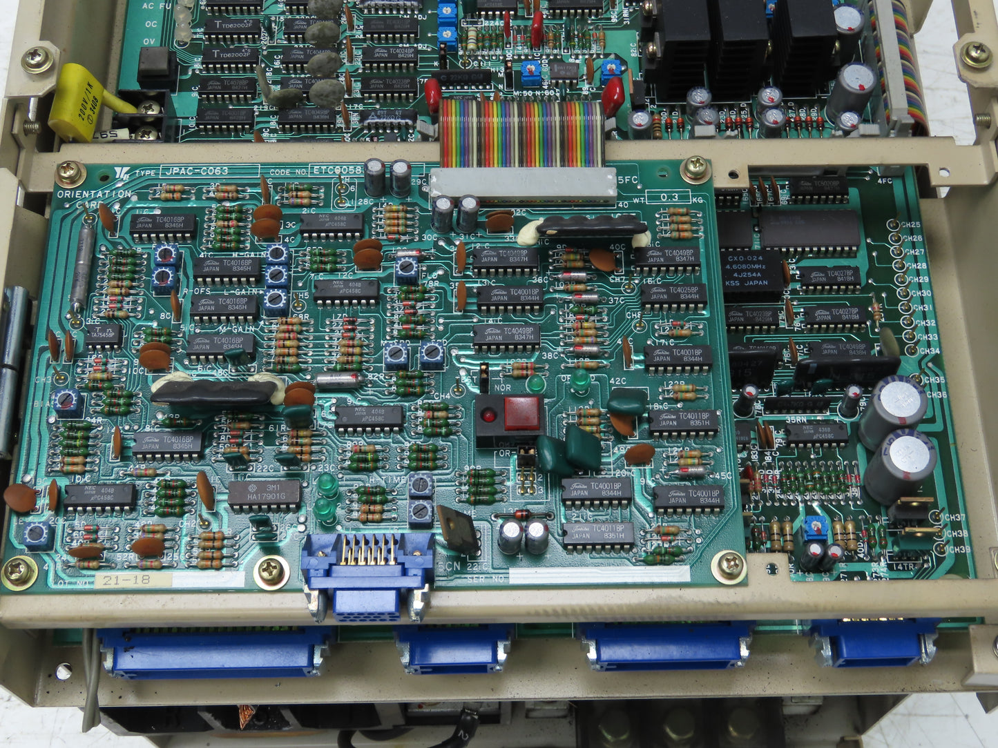 Yaskawa CIMR-MTII-5.5K Transistor Invertor AC Spindle Drive For CNC Machine