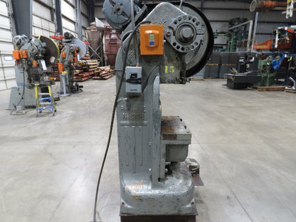 Rousselle No 25H Ton Mechanical Horn Punch Press 2" Stroke 6.5" Throat 3 Hp 3Ph