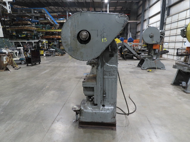 Rousselle No 25H Ton Mechanical Horn Punch Press 2" Stroke 6.5" Throat 3 Hp 3Ph