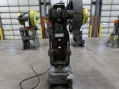Rousselle No 25H Ton Mechanical Horn Punch Press 2" Stroke 6.5" Throat 3 Hp 3Ph
