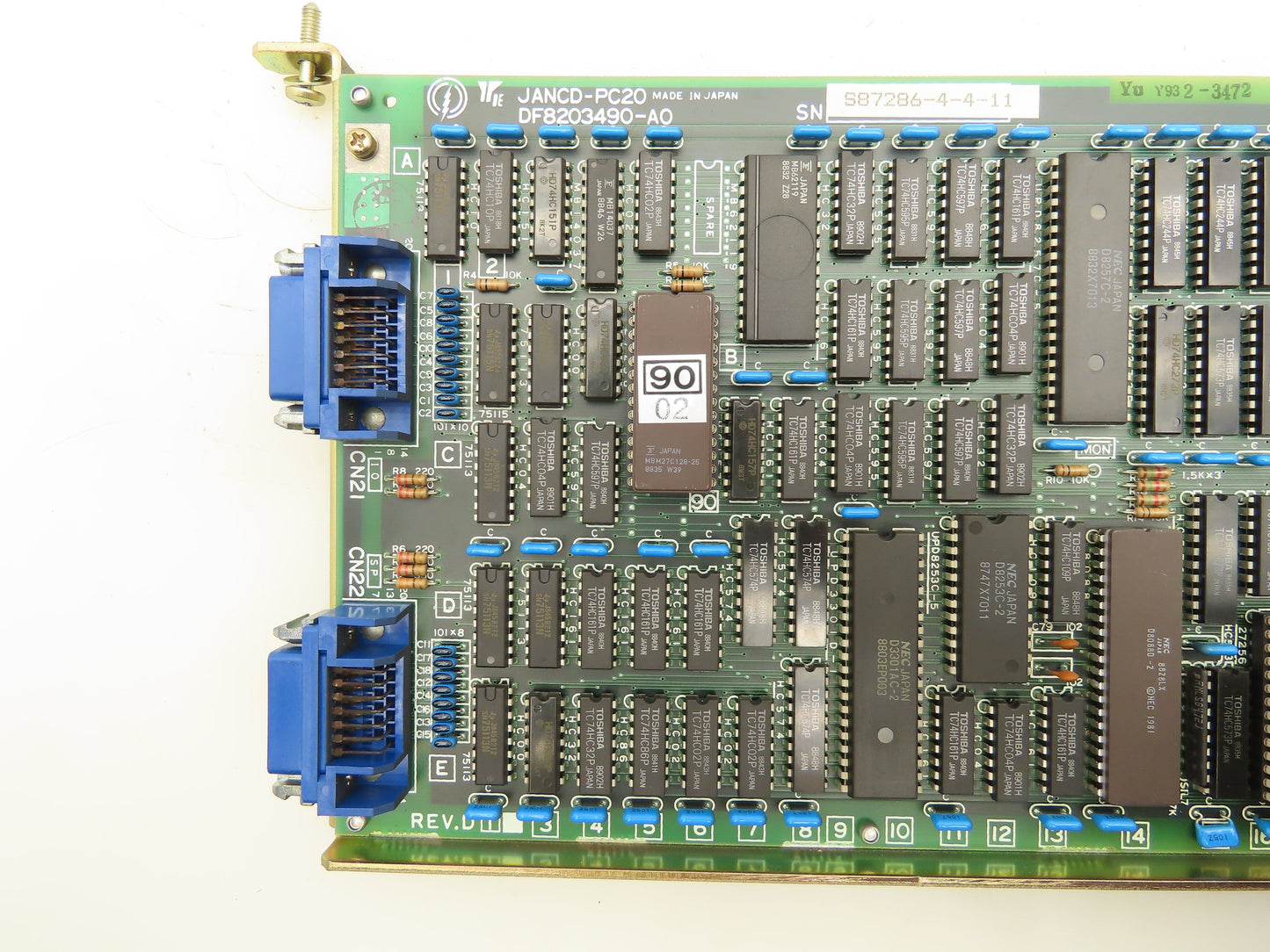 Yaskawa JANCD-PC20 PLC Circuit Board Slot Card Module Lot of 2