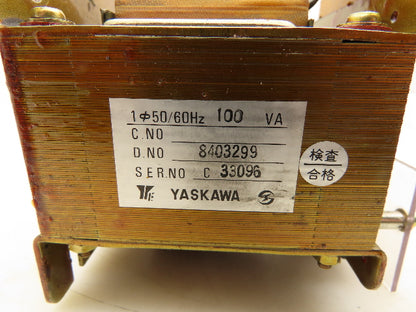 Yaskawa 8403299 Power Control Transformer 100 VA HV 240V LV 120V 60Hz