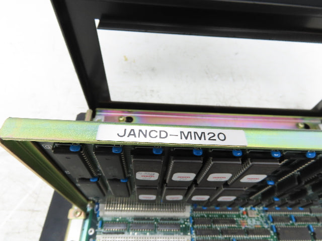 Yaskawa JANCD-MB21 PLC Mother Circuit Board Chassis Unit w/Card Board JANCD-MM20