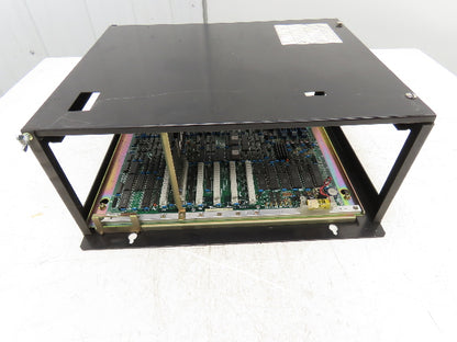 Yaskawa JANCD-MB21 PLC Mother Circuit Board Chassis Unit w/Card Board JANCD-MM20
