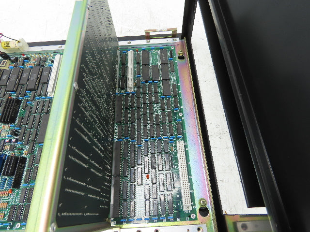 Yaskawa JANCD-MB21 PLC Mother Circuit Board Chassis Unit w/Card Board JANCD-MM20