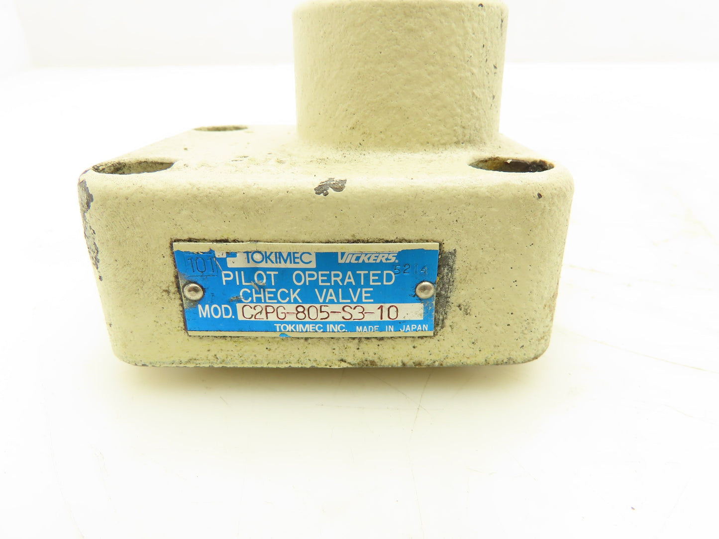 Tokimec Vickers C2PG-805-S3-10 Hydraulic Flow Control Check Valve Sz 3