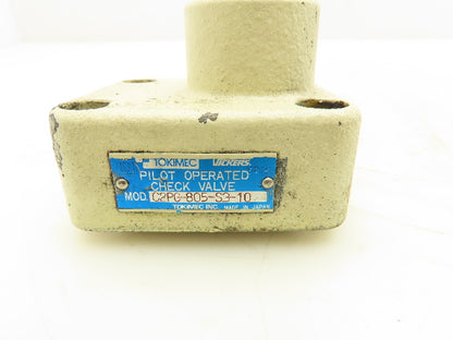 Tokimec Vickers C2PG-805-S3-10 Hydraulic Flow Control Check Valve Sz 3