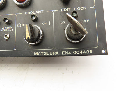 Matsuura EN4-00443A Control Panel 8.5" Monitor CNC Milling Machine MC-500V2