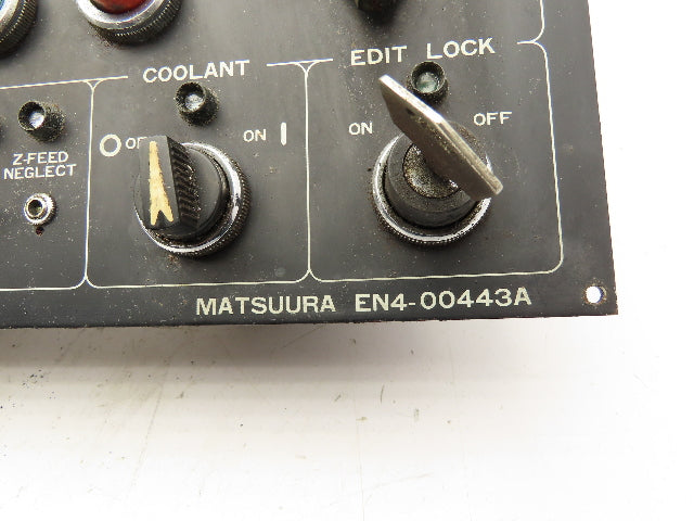 Matsuura EN4-00443A Control Panel 8.5" Monitor CNC Milling Machine MC-500V2