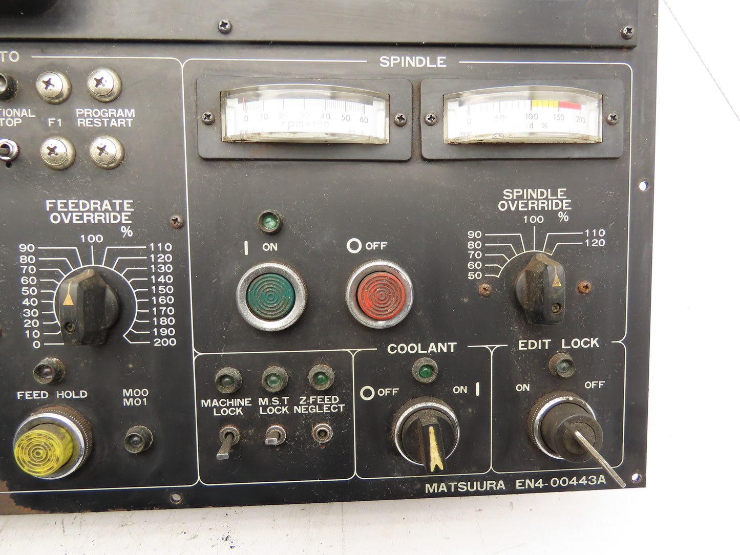 Matsuura EN4-00443A Control Panel 8.5" Monitor CNC Milling Machine MC-500V2