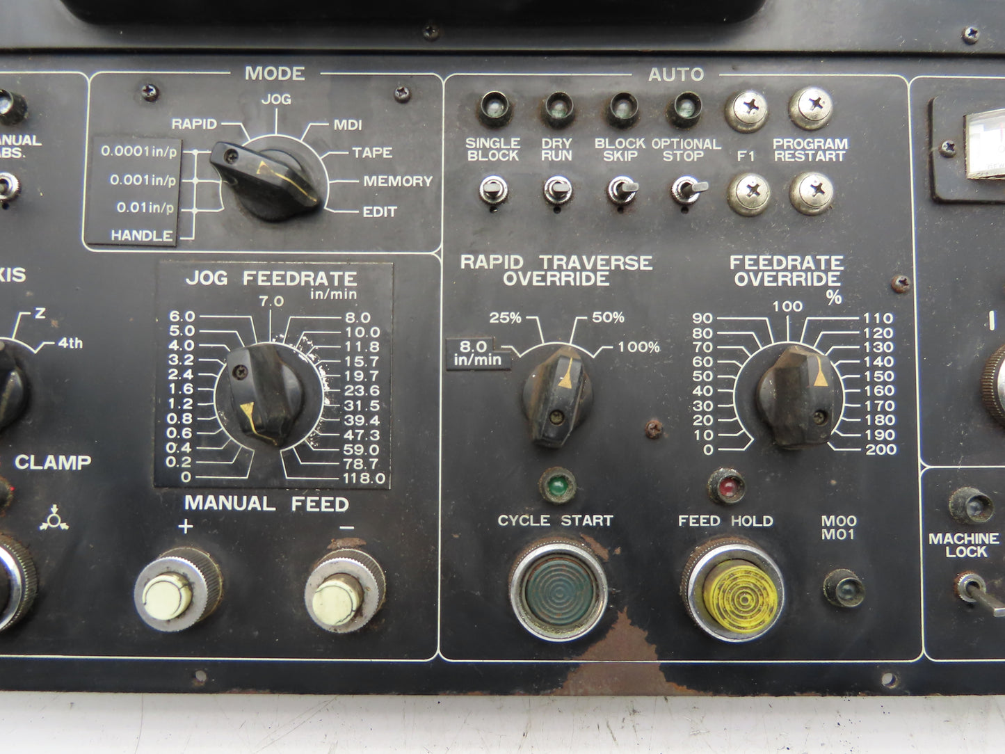 Matsuura EN4-00443A Control Panel 8.5" Monitor CNC Milling Machine MC-500V2