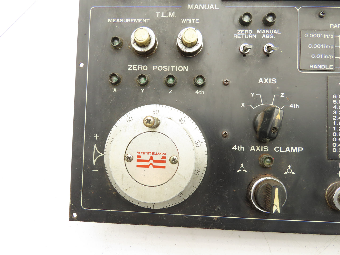 Matsuura EN4-00443A Control Panel 8.5" Monitor CNC Milling Machine MC-500V2