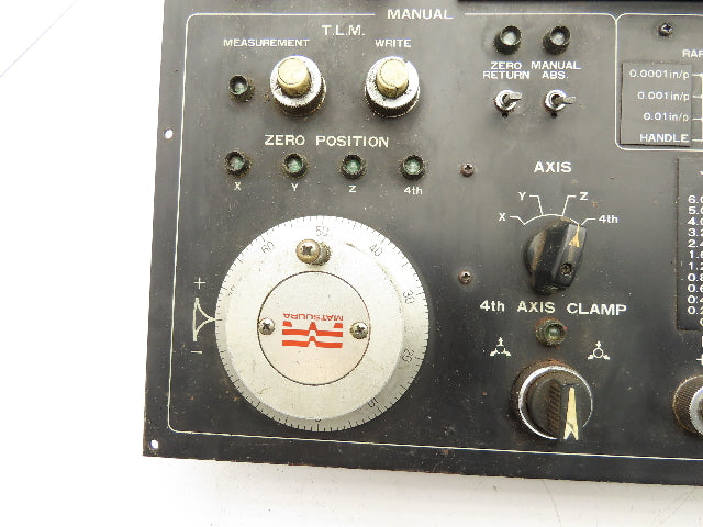 Matsuura EN4-00443A Control Panel 8.5" Monitor CNC Milling Machine MC-500V2