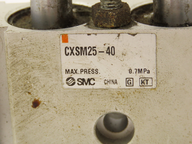 SMC CXSM25-40 Pneumatic Cylinder Dual Rod 40mm Stroke 25mm Bore Reed Switches