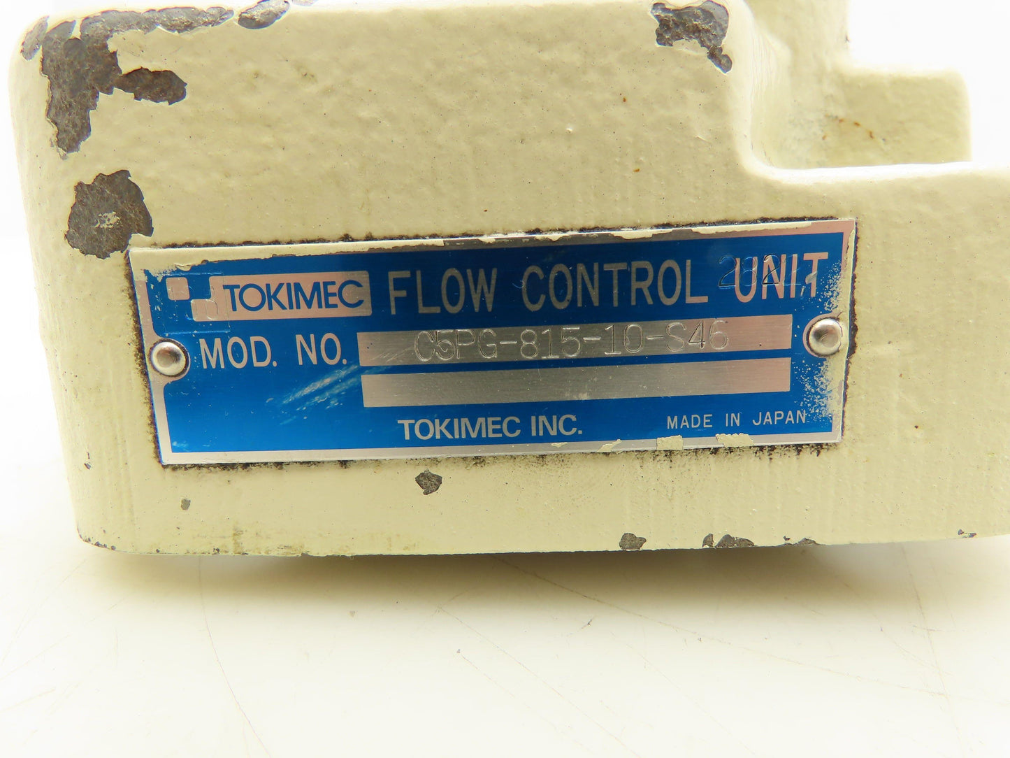 Tokimec Vickers C5PG-815-10-S46 Hydraulic Flow Control Check Valve Sz 6