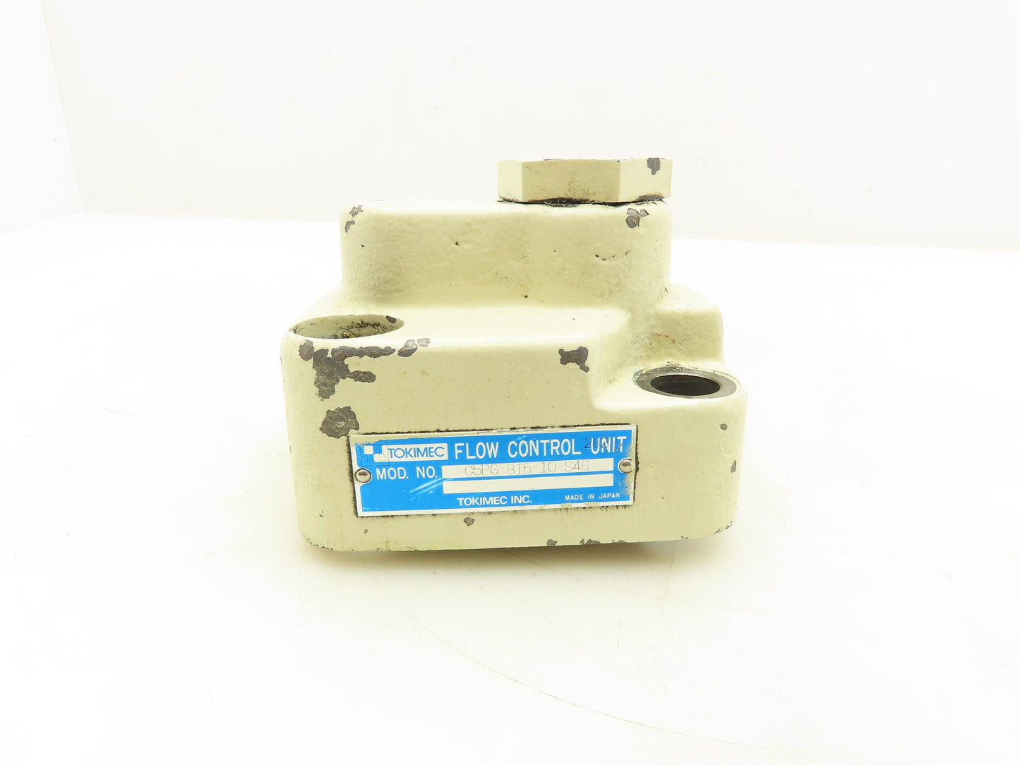Tokimec Vickers C5PG-815-10-S46 Hydraulic Flow Control Check Valve Sz 6