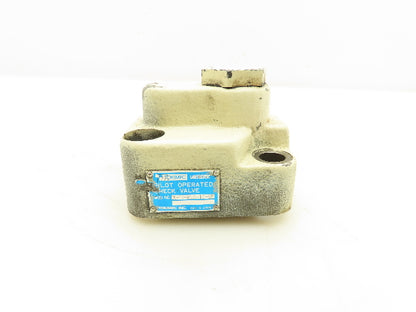 Tokimec Vickers C5PG-815-10-S5 Hydraulic Flow Control Check Valve Sz 6