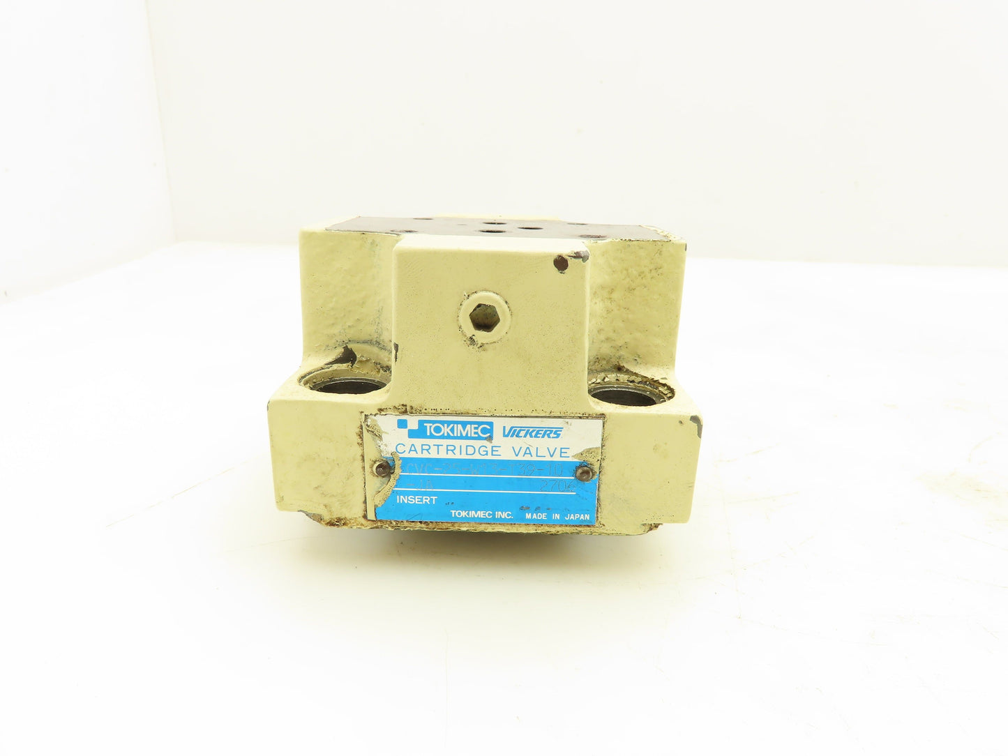 Tokimec Vickers CVC-25-W13-T39-10-JA Hydraulic Cartridge Valve Cover