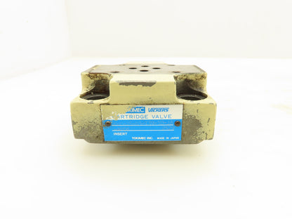 Tokimec Vickers CVC-25-D3-T39-10-JA-AP06 Hydraulic Cartridge Valve Cover
