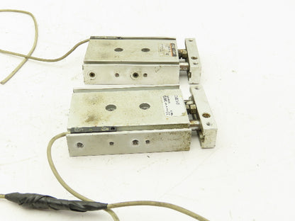 SMC CXSL15-25 Pneumatic Cylinder Dual Rod 25mm Stroke 15mm Bore Lot of 2