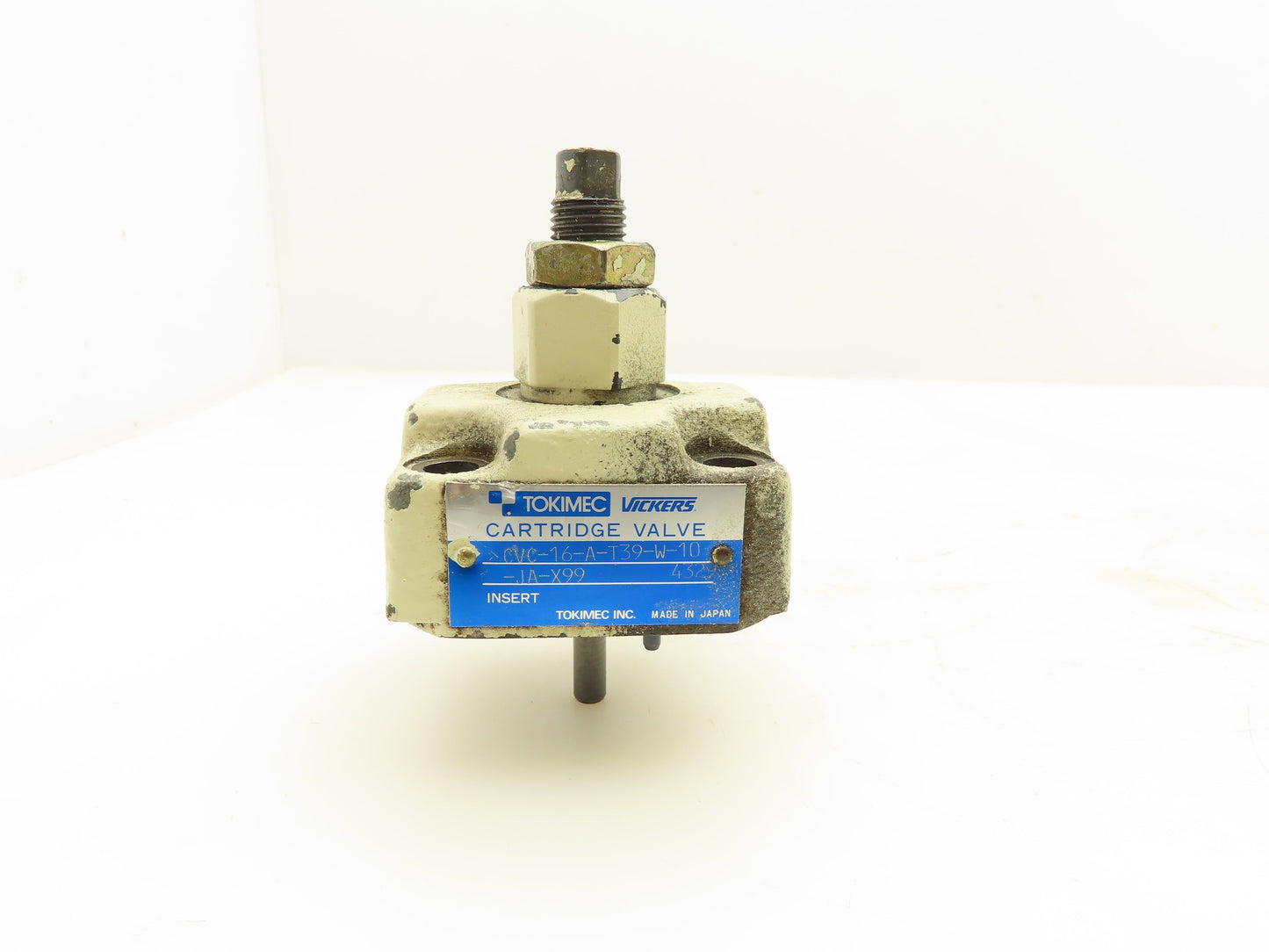 Tokimec Vickers CVC-16-A-T39-W-10-JA-X99 Hydraulic Cartridge Valve Cover Sz 16