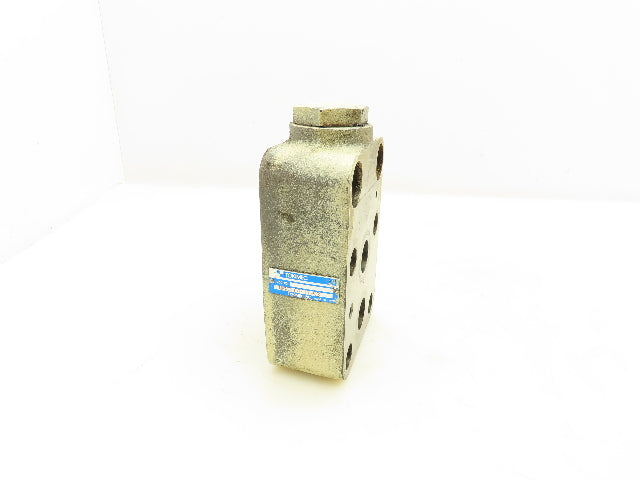 Tokimec Vickers URMC-06-11-S3 Hydraulic Check Valve Module Size 6