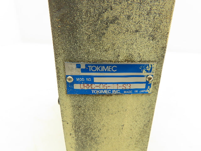 Tokimec Vickers URMC-06-11-S3 Hydraulic Check Valve Module Size 6