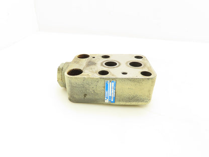 Tokimec Vickers URMC-06-11-S3 Hydraulic Check Valve Module Size 6