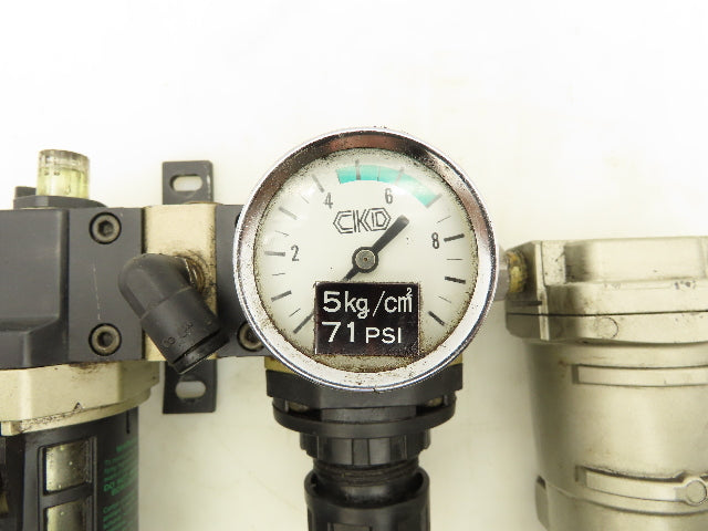 SMC CKD AMG150C-N02C Water Separator Regulator Valve Lubricator Assembly