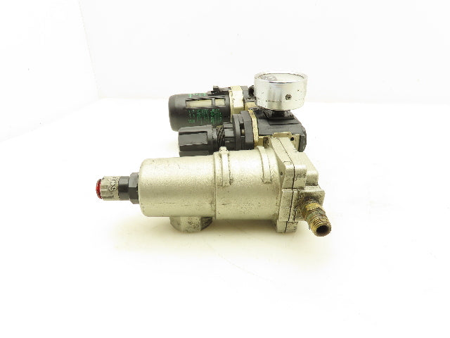 SMC CKD AMG150C-N02C Water Separator Regulator Valve Lubricator Assembly