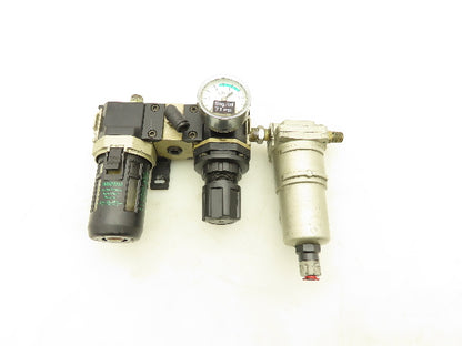 SMC CKD AMG150C-N02C Water Separator Regulator Valve Lubricator Assembly