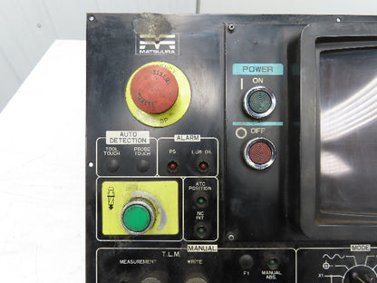 Matsuura EN4-0893A HMI Operator Control Panel Monitor Assembly