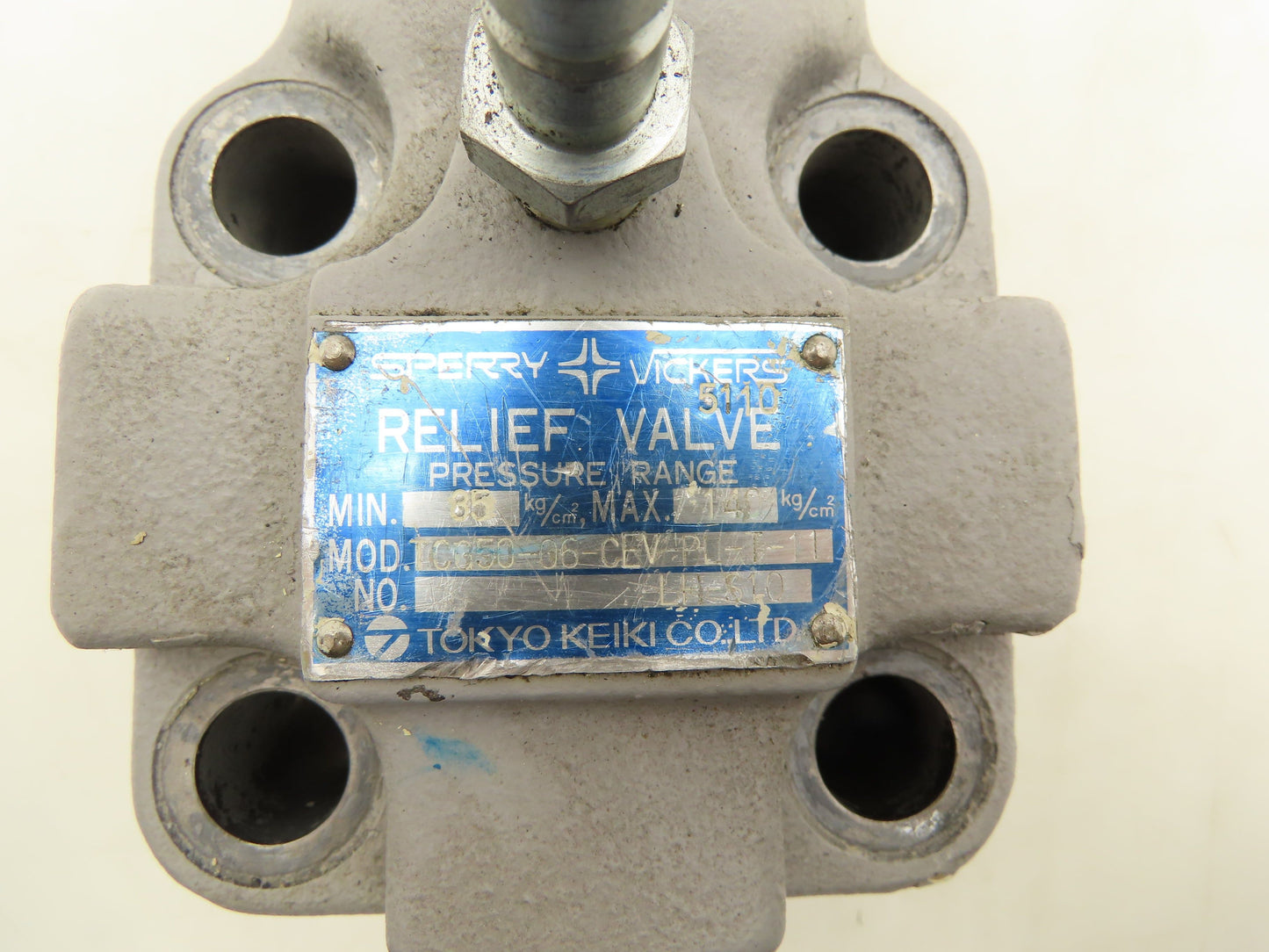 Vickers TCG50-06-CEV-PL-T-11-LH-S10 Multi Pressure Relief Valve